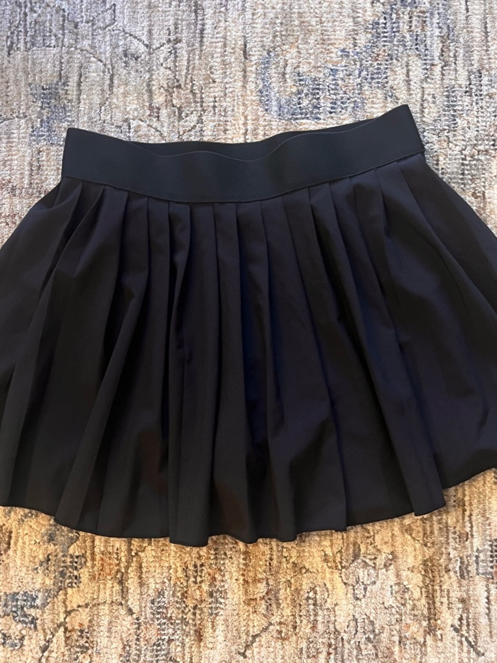 Hunter + Brown Black Pleated Skort